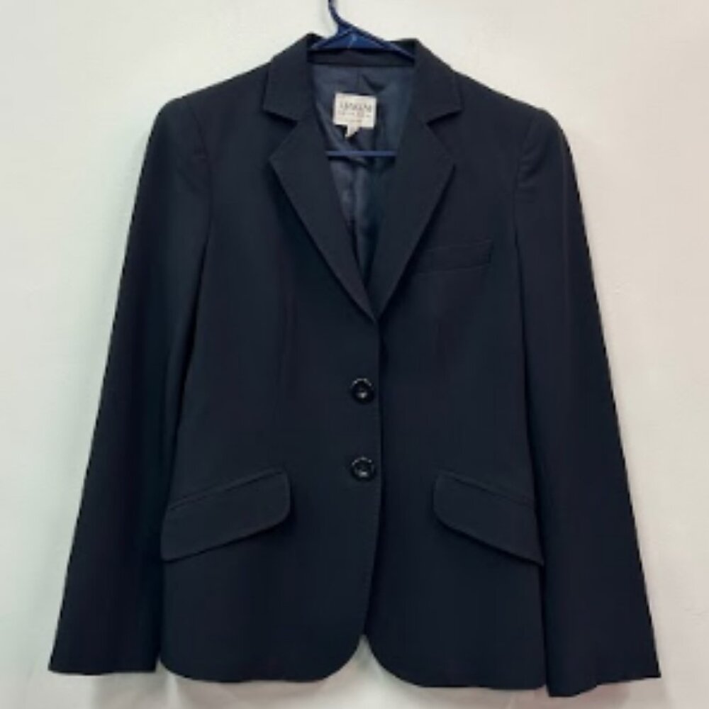 Armani Collezioni, Sz 6, Navy Blue Blazer